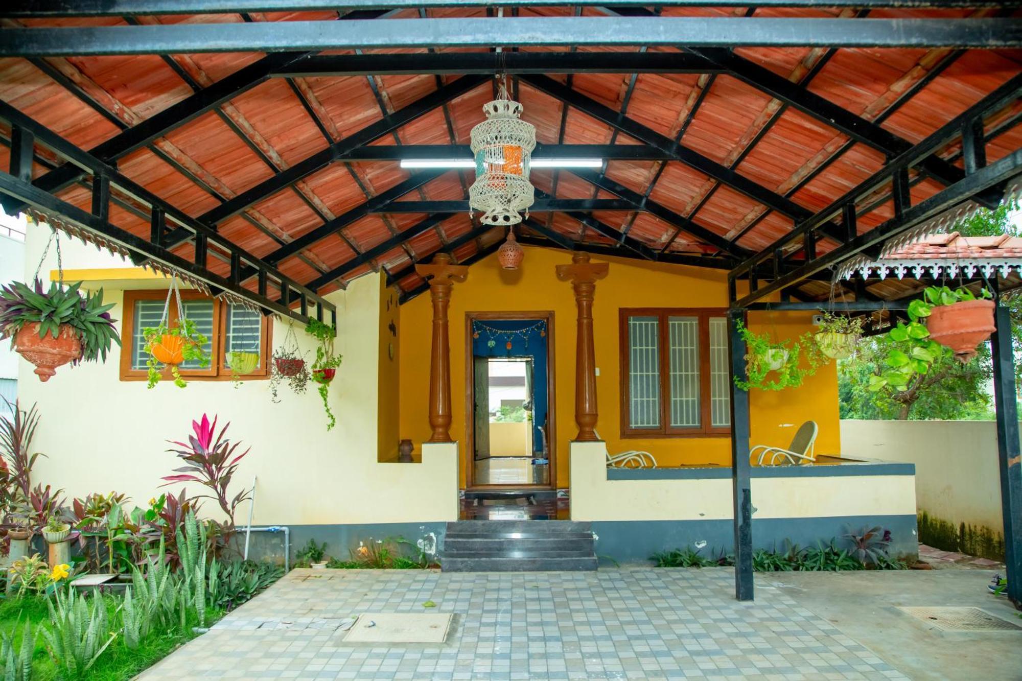 A Chettinad Villa In Coimbatore On The Way To Adiyogi And Nearer To Maruthamalai المظهر الخارجي الصورة